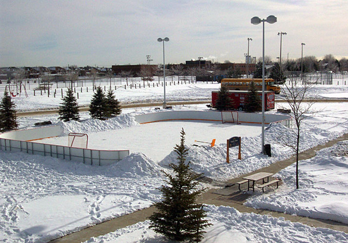 50' x 80' Permanent Outdoor Ice Rink and Sports Pad in Concrete (ready for Refrigeration) 