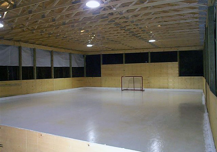 28' x 50' Portable rink, (1) RinkMate chiller. 